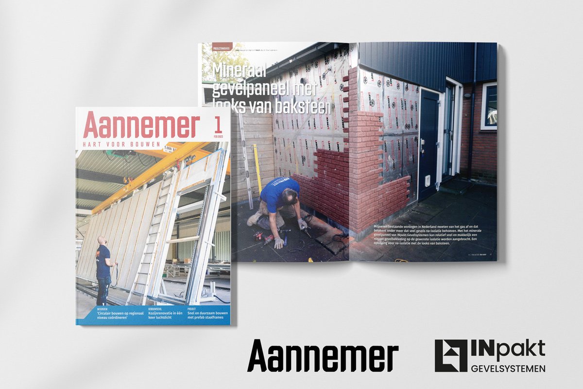 Artikel INpakt mock-up Aannemer Vaktijdschrift